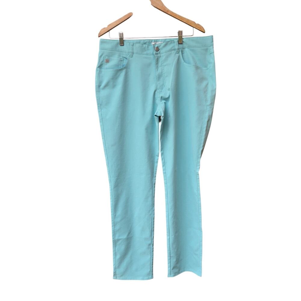 Peter Millar EB66 Crown Sport Performance Pants Mist Blue Mens 36x32